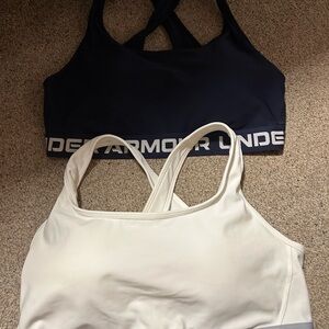 Under Armour Sports Bra Duo - Navy and Cream